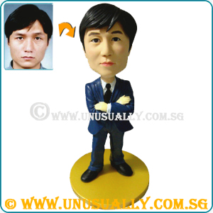 100% Customized 3D Male Figurine In Excutive Figurine